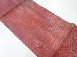 未使用品　刷毛目模様織出し名古屋帯